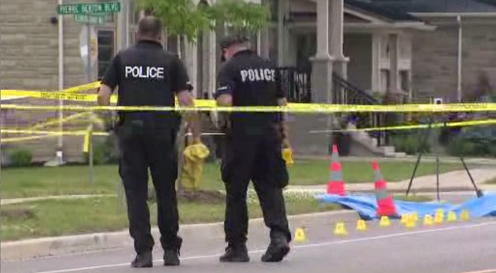 Police investigating after a six-year-old boy was struck and killed by a school bus on June 19, 2024.